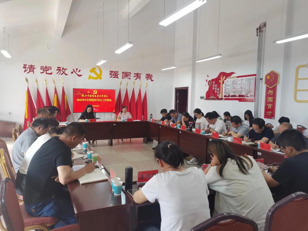 学校党委召开2026年5月党组织书记工作例会